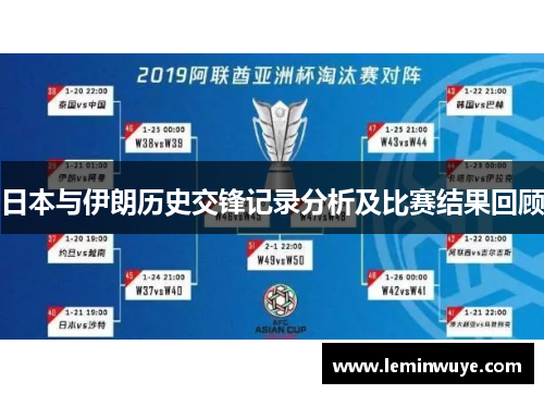 日本与伊朗历史交锋记录分析及比赛结果回顾